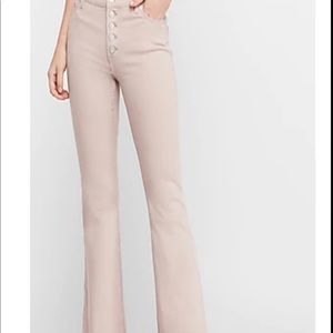 Flare soft pink Express pant